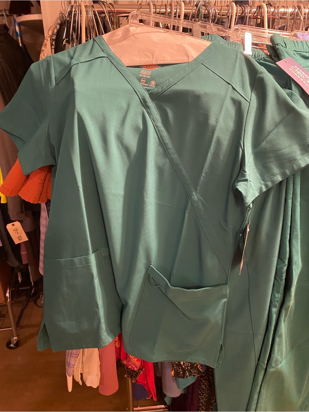 For @gabym324 - Dickies Teal V-Neck Scrub Top and Scrub Pant. Bundle